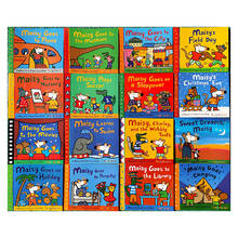 Maisy-Libro de imágenes en inglés de ratón ondulado para niños, 16 libros de gran tamaño, libro de cuentos, juegos para niños, IQ, juguete educativo de entrenamiento para regalo 2024 - compra barato