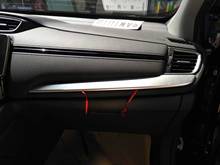 For  Honda C-RV CRV 2017 2018 2019 Interior accessories Center console strip Frame Sticker decorative trim 2pcs 2024 - buy cheap