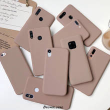 Funda de silicona Marrón mate para Xiaomi Mi 9 8 SE MI 8 Lite CC9E A1 A2 A3 Lite 5X 6X MIX 2 2S MAX 3 F1 Canndy funda de móvil suave de TPU 2024 - compra barato