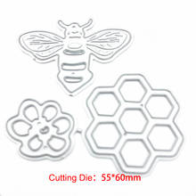 Bee hive new Metal Cutting Dies New Stencils for DIY Scrapbooking Paper Cards Craft Making Craft Decoration 2024 - buy cheap