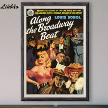 V053 1951 Gay White Way! Vintage Classic Movie Custom Silk Poster Home Deco Wall Art Christmas Gift 2024 - buy cheap