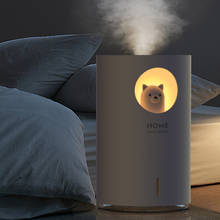 700ml USB Ultrasonic Air Humidifier LED Night Light Lovely Bear Moon Aroma Essential Oil Diffuser Home Car Humidification home 2024 - купить недорого