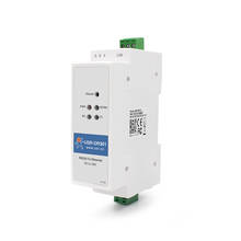 Puerto serie DIN RS232 a servidor convertidor Ethernet, transmisión de datos, USR-DR301, compatible con Modbus RTU a TCP 2024 - compra barato