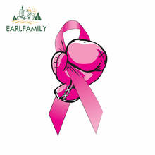 EARLFAMILY 13cm x 6.9cm For Fight Breast Cancer Car Stickers Bumper Decal Air Conditioner Surfboard Vinyl Material Decor 2024 - buy cheap
