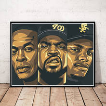 Pintura NT384 2pac N.W.A Hip Hop, cantante de Rap, estrella de música, cubo de hielo, póster impreso, arte de pared, lienzo, imagen, decoración de la habitación del hogar 2024 - compra barato