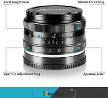Kaxinda-lente principal Manual Estándar para Micro 1,6 m4/3 Olympus EPM3 EPL7 EPL5 OM-D EP1 EP2 EP3 EP6 EPL7 EPL6 EPL3, 35mm f/4/3 2024 - compra barato