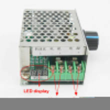 ШИМ DC контроллер двигателя Цифровой дисплей регулятор 6в-60в 12В 24В 36В 48В 30А 15кГц потенциометр с переключателем процентный дисплей 2024 - купить недорого