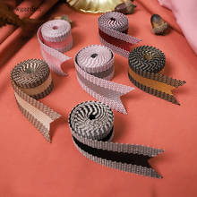 Kewgarden-cinta de poliéster hecha a mano, cinta de embalaje de satén de algodón, accesorios de lazo para el cabello de 1 "y 25mm, 10 yardas 2024 - compra barato