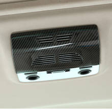 Углеродное волокно стиль ABS для BMW E90 3 серии 2005-2012 Автомобильная задняя крыша лампа для чтения украшение крышка отделка Аксессуары 2024 - купить недорого
