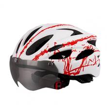 Safety Bicycle Cycling Helmet Unisex Adult Ultralight Bicycle Cycling Helmet with Goggles for Outdoor Sports 2024 - buy cheap