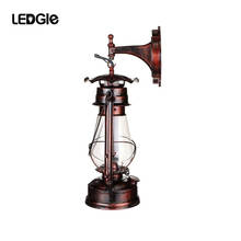 LEDGLE 4W Retro Wall Lamps Sconce Industrial Wall Lights Antique LED Wall Lamp IP65 Waterproof Warm White Light for Bedroom 2024 - buy cheap