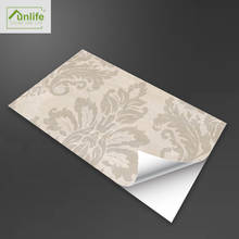 Funlife®Papel pintado Rococo dorado, Pegatina autoadhesiva de suelo, bricolaje, impermeable, para baño, cocina, decoración del hogar, 30x60cm 2024 - compra barato