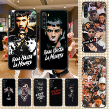 Capa de celular rapper anexterior em silicone tendência 3d, capa protetora ultra preta para celulares xiaomi redmi note 7 7a 8 8t 9 9a 9s 10 k30 pro 2024 - compre barato