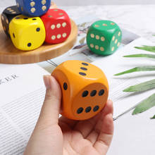 1PC New Wooden  6-Sided Dice Game Chess Props Toy Big Color Dice Round Sieve Party Entertainment Game Table Games 2024 - buy cheap
