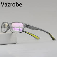 Óculos esportivos vazrobe, óculos transparentes ultra leves para mulheres e homens, lentes ópticas 2024 - compre barato