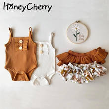 Conjunto de ropa de bebé para niña, Pelele de verano, traje de falda, conjunto de ropa para niña pequeña 2024 - compra barato