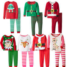 LOVE MM-DD & conjuntos de pijamas de Navidad para niñas, ropa de bebé, ropa Infantil para niños, conjuntos de ropa de dormir 2024 - compra barato