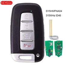 KEYECU-llave remota inteligente de 4 botones, mando a distancia de 315MHz, ID46, para Hyundai Elantra Tuscon, Kia Optima 2011-2017, FCCID : SY5HMFNA04 2024 - compra barato