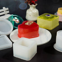 1PC Storage Box Jewelry Tool Silicone Jewelry Accessories DIY UV Resin Molds Pendants Jewelry Making 2024 - buy cheap