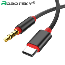 USB Type C Audio Cable Type-C Male to 3.5mm Male Car AUX Audio Cable For Huawei Mate 10 Xiaomi 5X Samsung Galaxy S9 2024 - buy cheap