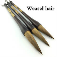 Chinese Weasel Hair Calligraphy Brush Pen Couplet Calligraphy Writing Brush Chinese Landscape Painting Brush Huzhou Brush 2024 - buy cheap