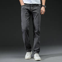 Jeans For Men Straight Trousers Male High Quality Slim Fit Business Denim Designer Casual Biker Pants Pantalon Hombre Homme 2024 - buy cheap