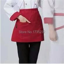 Pinafore-delantal de Chef para Hotel, restaurante, cocina, ropa, logotipo personalizado, vestido de camarero, 66x45cm 2024 - compra barato