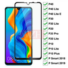 9D Protective Glass For Huawei P30 P40 Lite E P Smart 2019 Screen Protector Glass Tempered Glass Film P20 Pro P10 Lite Plus Case 2024 - buy cheap