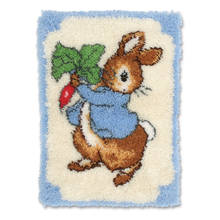 Carpets cross stitch kits stitch threads floor latch hook kits yarn for knitting carpet mats Latch hook rug kits Cartoon rabbit 2024 - buy cheap