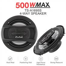 Altavoces Hifi coaxiales de 4 vías para coche, dispositivo de música estéreo con frecuencia de rango completo, instalación no destructiva, 500W, 6 pulgadas, 2 uds. 2024 - compra barato