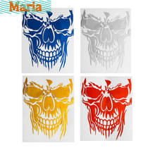 Popular Domineering Skull Car Sticker Vinyl Decal Body Truck Tail Door Window Door SUV General Car Supplies Decoration 2024 - buy cheap