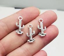 40pcs/lot--20x9mm, Antique Silver plated Cactus charms  ,DIY supplies, Jewelry accessories 2024 - buy cheap