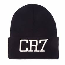 New CR7 Embroidery Beanies For Men Women Skullies Bonnet Cristiano Ronaldo Winter Hats Ski Sports Warm Cap Knitted Gorros 2024 - buy cheap