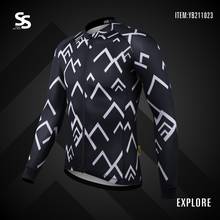 SPAKCT Moisture-wicking Cycling Jersey Set 2020 Bike Clothing Long Sleeves Mens Cycling Tights Sport Running Bicycle Shirts Men 2024 - buy cheap
