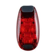 3pcs LED Outdoor Safety Night Running Cycling Flashing Light Clip Warning Lamp Multi Lighting Modes Bicycle Light LED Taillight 2024 - buy cheap