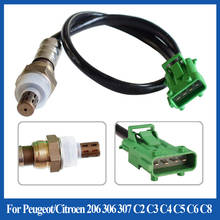 Sensor de oxígeno O2 para coche, cable de 4 pines, 1628AA, #161848, # 1628HN, # 1628NY, para Peugeot/Citroen 206, 306, 307, C2, C3, C4, C5, C6, C8 2024 - compra barato