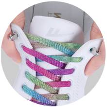 Cordones elásticos para zapatillas, cintas rápidas en 25 colores, se ponen y se quitan rápidamente en 1 segundo, 1 par 2024 - compra barato