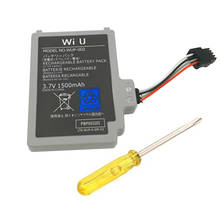 Bateria recarregável para nintendo wiiu wi u gamepad WUP-012, 3.7v 1500mah 2024 - compre barato