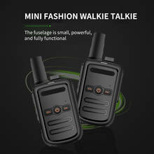 Walkie-talkie portátil, comunicador de Radio conveniente, transceptor de estación de Radio de 5W, 2500mAh, 2 uds. 2024 - compra barato