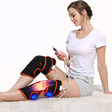 Masajeador de rodilla con calefacción eléctrica, almohadillas para aliviar el dolor de rodilla, estimulador muscular, terapia magnética, reumatismo, almohadillas para el cuidado de la salud 2024 - compra barato