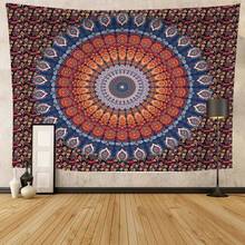 Indian Mandala Tapestry Wall Hanging Sandy Beach Blanket Camping Tent Travel Mattress Bohemian Tapestries Witchcraft Supplies 2024 - buy cheap