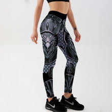 Qickitout-Leggings con armadura de acero para mujer, pantalones elásticos de talla grande, mallas oscuras 2024 - compra barato