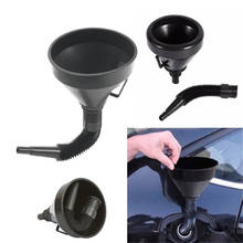 Funnel Spout Black Car Motorcycle Flexible Funnel Spout Mesh Screen Strainer Oil Gas Fuel Engine Oil Coolant Petrol Gasoline 2024 - buy cheap