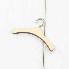 10 PCS Wooden Metal Hook Clothes Hanger for 12'' Neo  Blythe Dolls Fairy House Kits 2024 - buy cheap