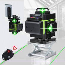 Нивелир лазерный 3D/4D, 12/16 линий, зеленый, 360 ° 2024 - купить недорого