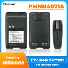 Bateria recarregável para motorola pmn4071ar mag um bpr40 a8 walkie talkie com clipe de cinto ni-mh 1800mah 7.2v 2024 - compre barato