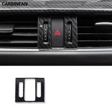 car Central control warning light sequins cover frame carbon fiber decoration stickers  For Mazda 6 Atenza 2017-2019   C1596 2024 - buy cheap