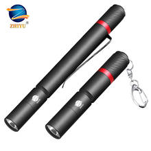 ZHIYU Ultra Small LED Flashlight XPE Lamp Beads IP67 Waterproof Pen Light Use Aaa Battery Portable Light for Emergency, Camping 2024 - buy cheap