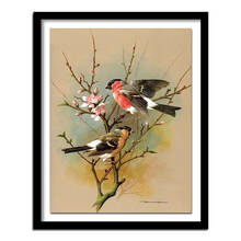 The bird on the branch diamond painting cross stitch home decor diamond  square crafts diamond embroidery needlework 2024 - buy cheap