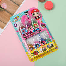 Original lol surprise dolls lols DIY dolls Glitter glue Cartoon student Daily supplies Graffiti action figura for girl's gift 2024 - buy cheap